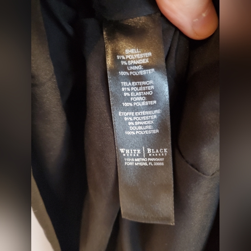 Black Pleated Mini Skirt WHBM - Picture 5 of 5
